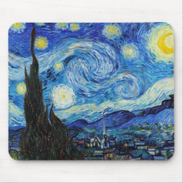 Impressionismus Vincent Van Gogh Starry Starry Nig Mousepad