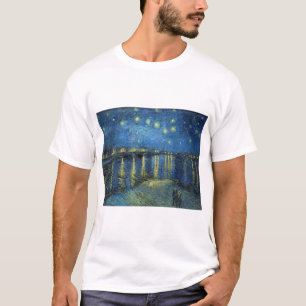 Impressionismus Vincent Van Gogh Starry Starry Nig T-Shirt