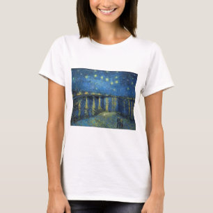 Impressionismus Vincent Van Gogh Starry Starry Nig T-Shirt