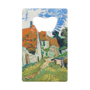 Impressionismus Vincent Van Gogh Street in Auvers Geldbeutel Flaschenöffner