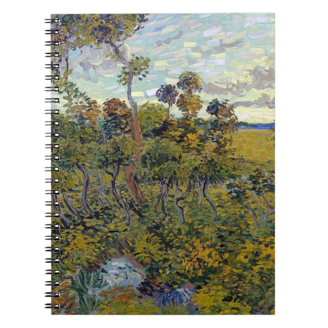 Impressionismus Vincent Van Gogh Sunset in Montmaj Notizblock (Vorderseite)