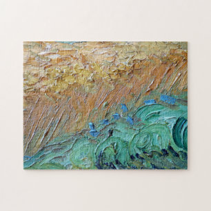 Impressionismus Vincent Van Gogh Wheat Field mit Puzzle