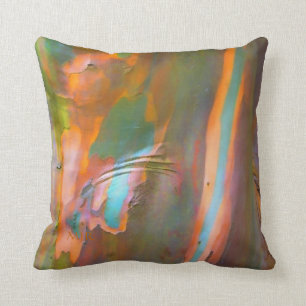 Impressionist-ähnliche Eukalyptus-Barke Kissen