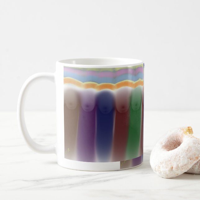 Impressionist Art Coffee Mug Kaffeetasse (Mit Donut)