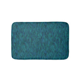 Impressionist Brush Strokes, Navy, Teal, Blue Badematte