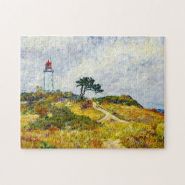 Impressionist Coastline on Hiddensee Island at Sun Puzzle