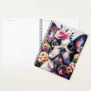 Impressionist Colorful Pop Art French Bulldog Planer
