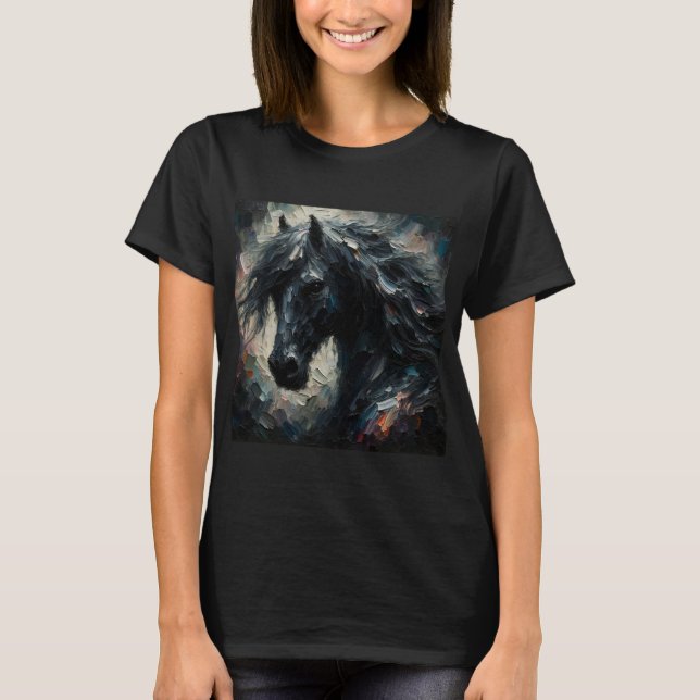 Impressionist Dark Horse T - Shirt (Vorderseite)