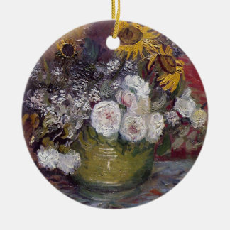 Impressionist Floral Still Life - Vincent van Gogh Keramik Ornament