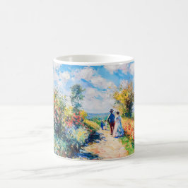 Impressionist Garden Art Mug Summer Flower Path Kaffeetasse