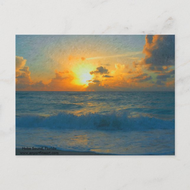 Impressionist Hobe Sound Postkarte (Vorderseite)