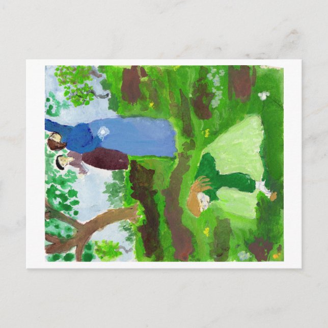 Impressionist Homecard Postkarte (Vorderseite)