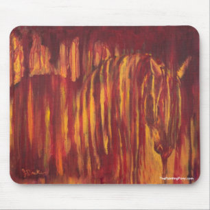 Impressionist Horse Painting Mousepad