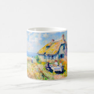 Impressionist House by the Sea – Coastal Art Mug Kaffeetasse