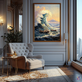 Impressionist Inspiriert Great Wave Poster