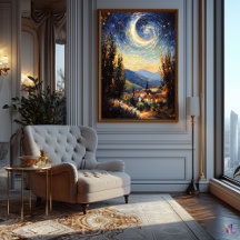 Impressionist Inspiriert Starry Night