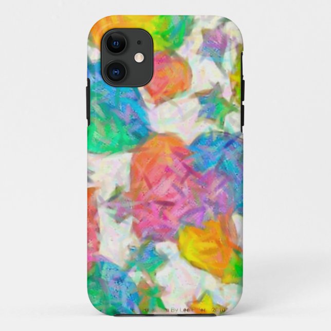 Impressionist Pastel Valentine Hearts Case-Mate iPhone Hülle (Rückseite)
