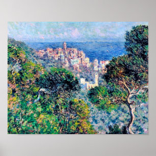 Impressionist People Monet View von Bordighera Fam Poster