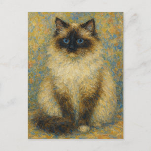 Impressionist Ragdoll Postkarte