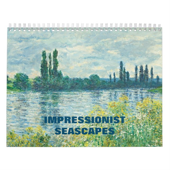 Impressionist Seascape Paintings of Famous Artists Kalender (Titelbild)