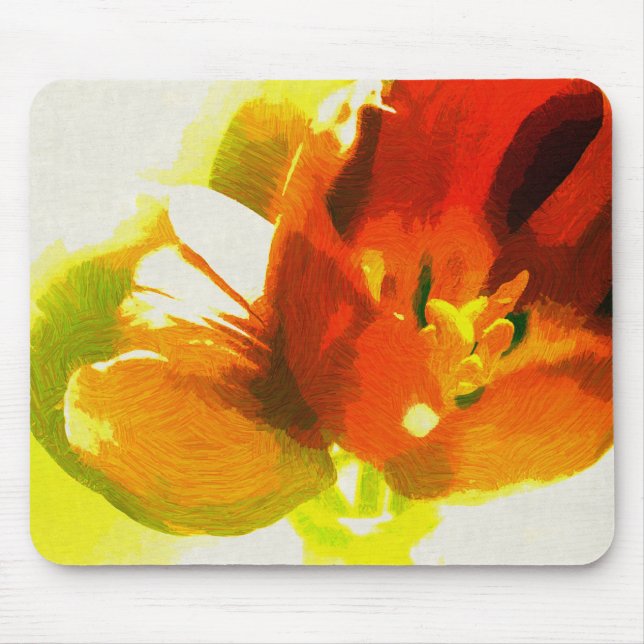 Impressionist Spring Tulips Mouse Pad Mousepad (Vorne)