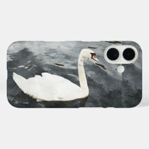 Impressionist Swan iPhone 16 Hülle