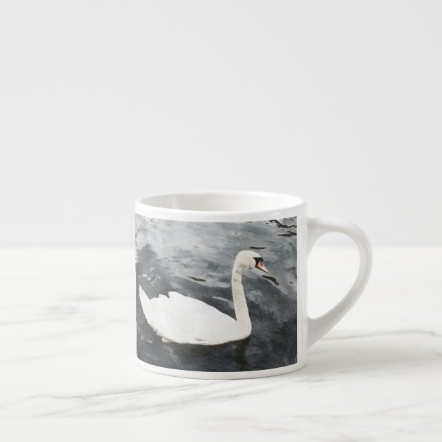Impressionist Swan Espressotasse (Rechts)
