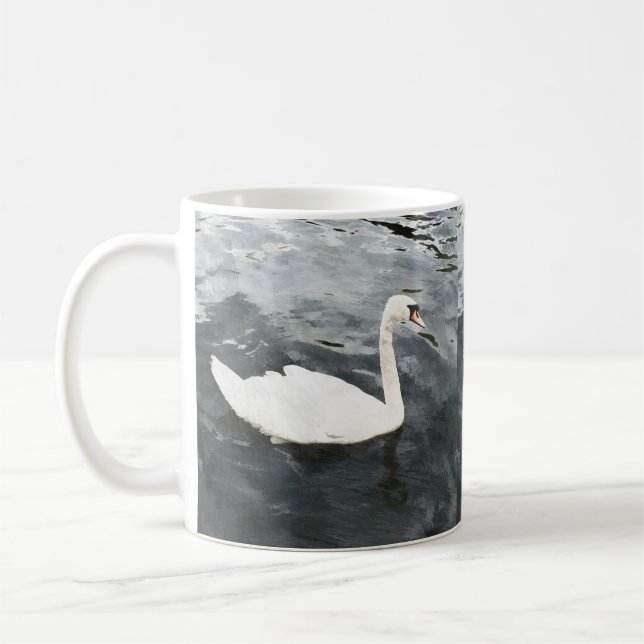 Impressionist Swan Kaffeetasse (Links)