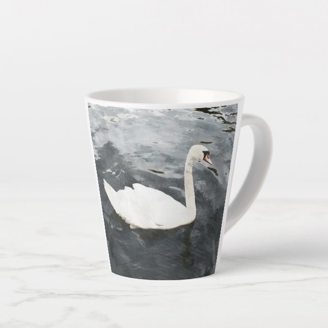 Impressionist Swan Milchtasse (Rechte Ecke)