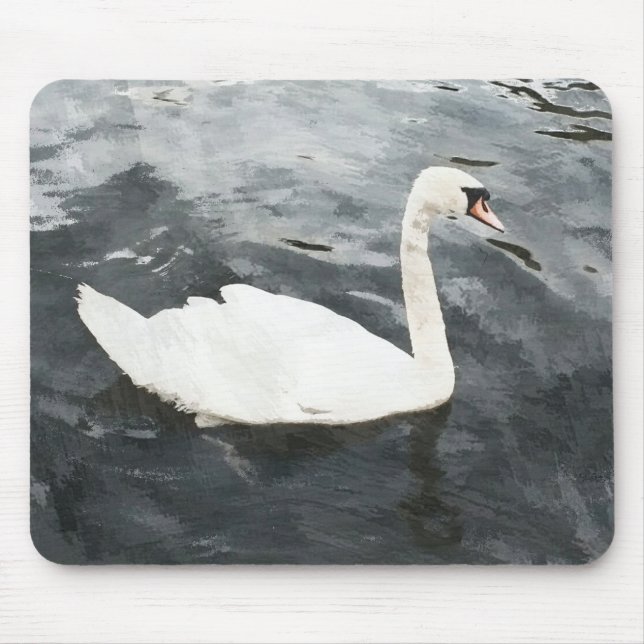 Impressionist Swan Mousepad (Vorne)