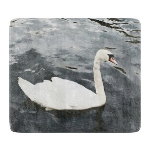Impressionist Swan Schneidebrett