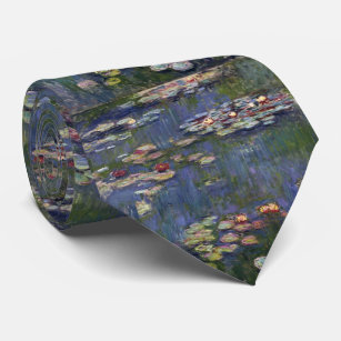 Impressionist-Wasser-Lilienen-Malen Claudes Monet Krawatte