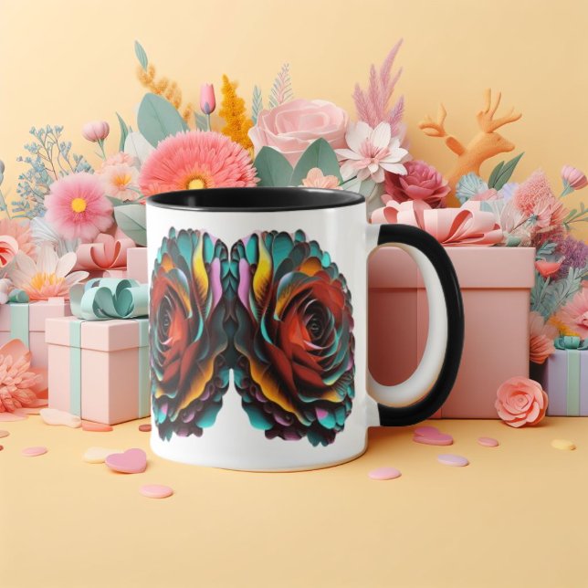 Impressionistin Elegance: Leinwand-Kaffee-Tasse Tasse (Von Creator hochgeladen)