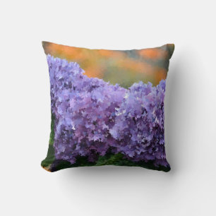 Impressionistisch Hydrangea Pillow Kissen