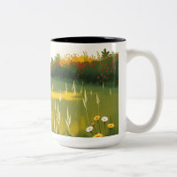 Impressionistisch ruhige Wiese