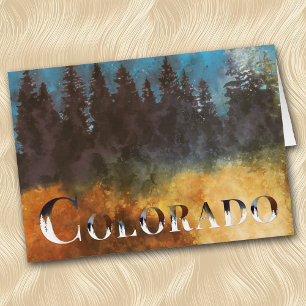Impressionistische Colorado Forest Jeden Anlaß Car