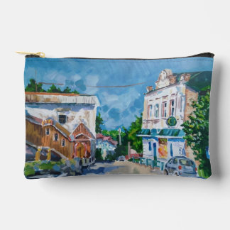 Impressionistische europäische Stadtlandschaft Kle Zubehörtasche
