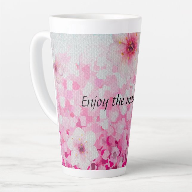 Impressionistische Kirschblüten Milchtasse (Linke Ecke)