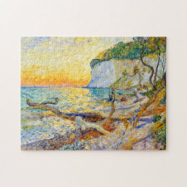 Impressionistische Klippen auf der Insel Ruegen an Puzzle
