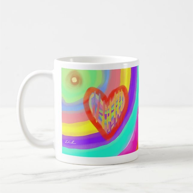 Impressionistische Kunst Lieblingstasse Kaffeetasse (Links)