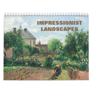 Impressionistische Landschaften - Gemälde in Meist Kalender