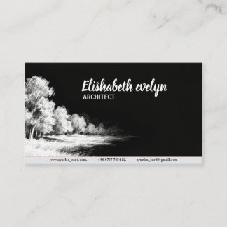 Impressionistische Linien - Landschaft g432 Visitenkarte