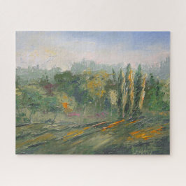 Impressionistische Malerei aus Holz Puzzle