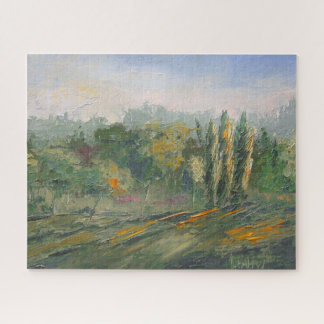 Impressionistische Malerei aus Holz Puzzle