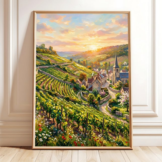 Impressionistische Wandkunst aus Normandie als Lei Poster (Von Creator hochgeladen)