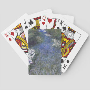 Impressionistischer Blauwaldweg Spielkarten