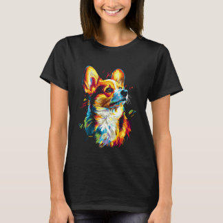Impressionistischer Corgi T-Shirt