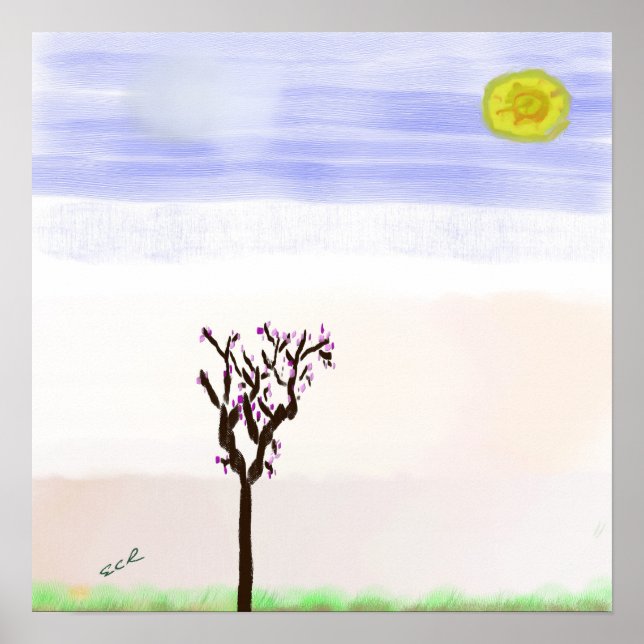 Impressionistischer Kunstposter Poster (Vorne)