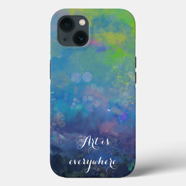 Impressionistischer Seerosenteich Case-Mate iPhone Hülle (Rückseite)