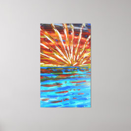 Impressionistischer Sonnenaufgang Leinwanddruck